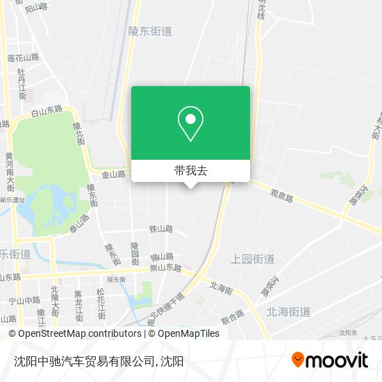 沈阳中驰汽车贸易有限公司地图