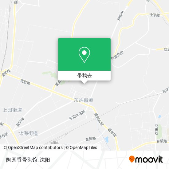 陶园香骨头馆地图