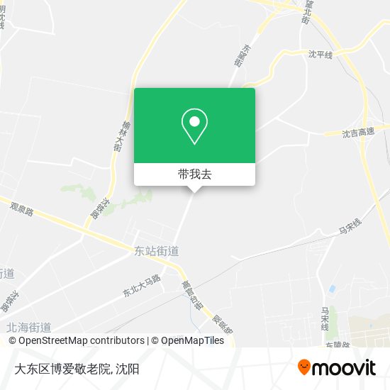 大东区博爱敬老院地图