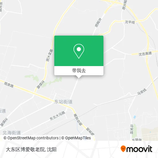 大东区博爱敬老院地图