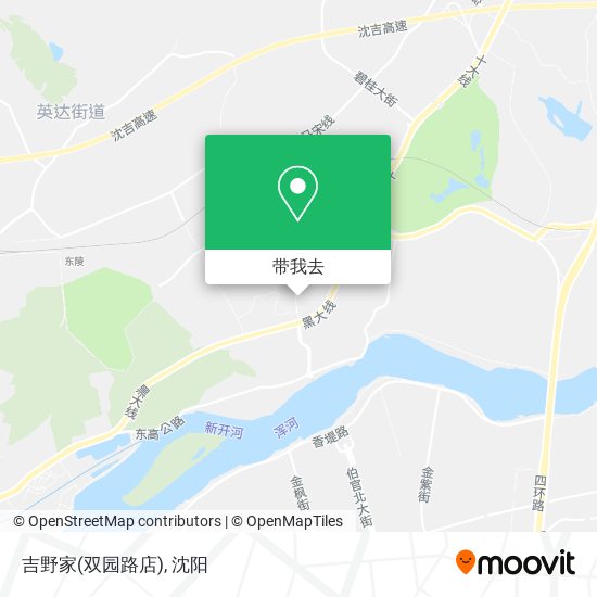 吉野家(双园路店)地图