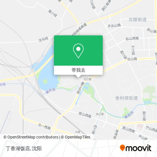 丁香湖饭店地图