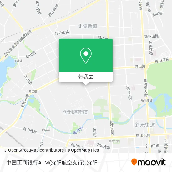中国工商银行ATM(沈阳航空支行)地图