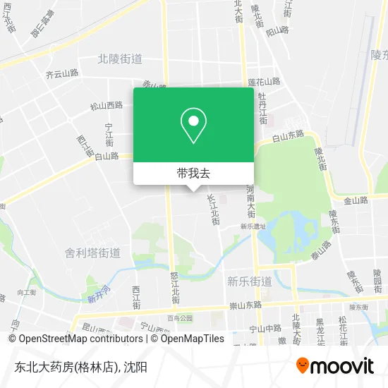 东北大药房(格林店)地图