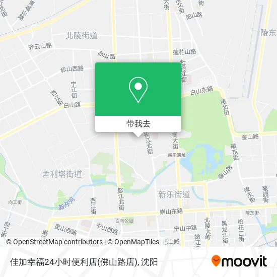 佳加幸福24小时便利店(佛山路店)地图