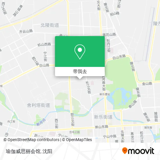 瑜伽威思丽会馆地图