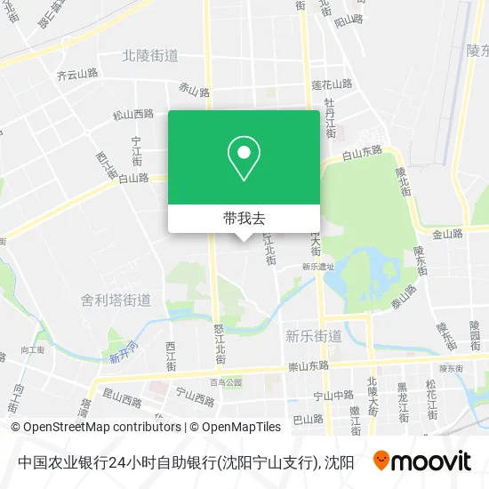中国农业银行24小时自助银行(沈阳宁山支行)地图