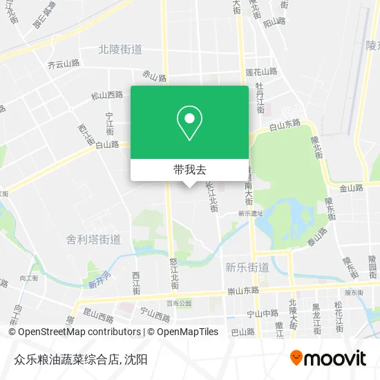 众乐粮油蔬菜综合店地图