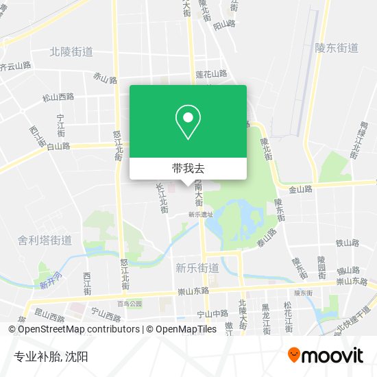 专业补胎地图