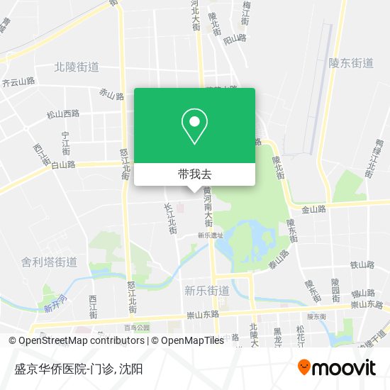盛京华侨医院-门诊地图