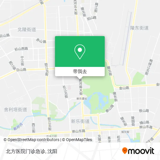 北方医院门诊急诊地图