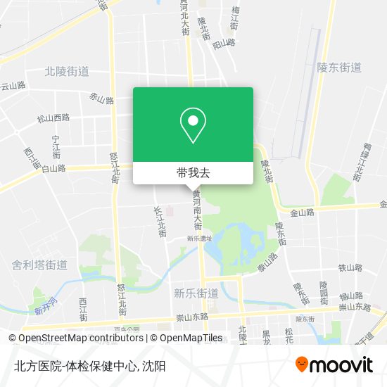 北方医院-体检保健中心地图