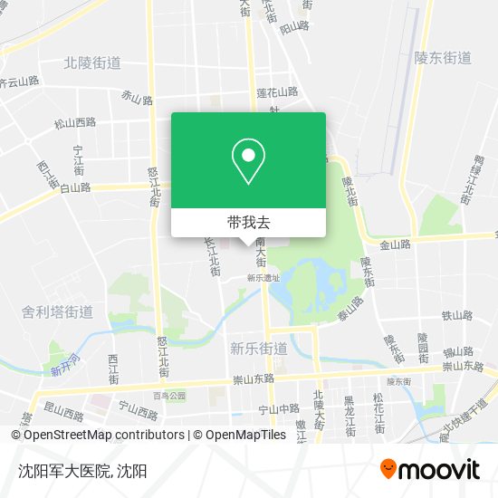 沈阳军大医院地图