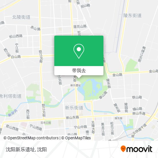 沈阳新乐遗址地图