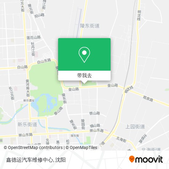鑫德运汽车维修中心地图