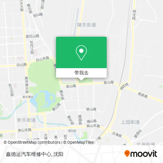 鑫德运汽车维修中心地图