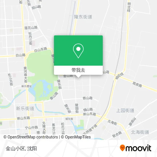 金山小区地图