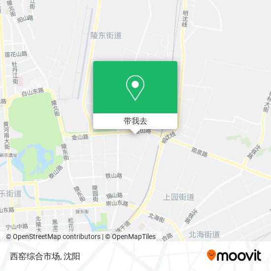 西窑综合市场地图