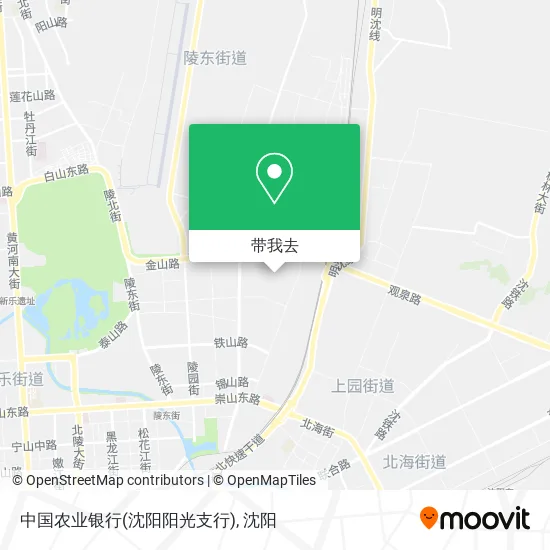 中国农业银行(沈阳阳光支行)地图