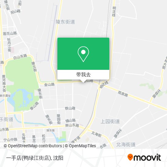 一手店(鸭绿江街店)地图