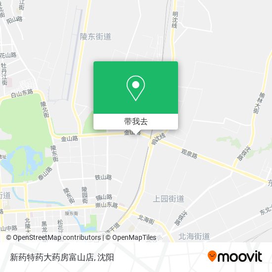 新药特药大药房富山店地图