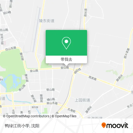 鸭绿江街小学地图