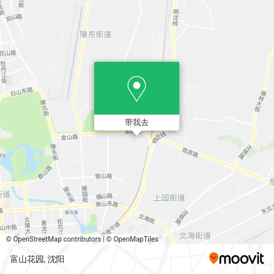 富山花园地图