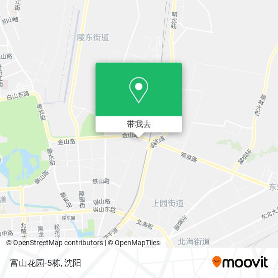 富山花园-5栋地图