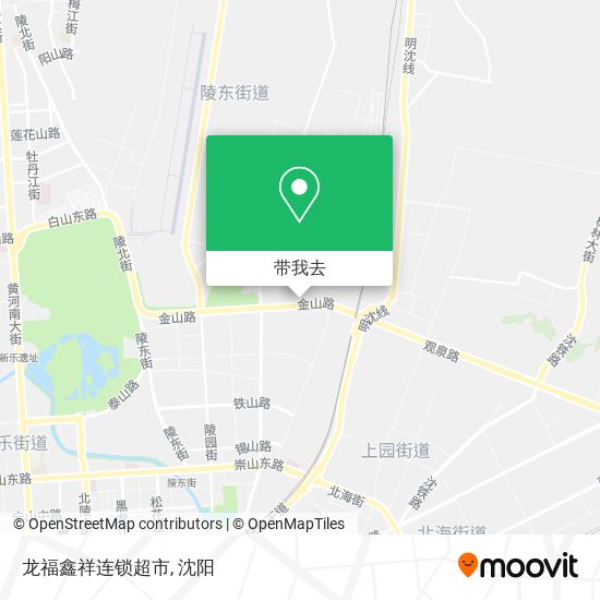 龙福鑫祥连锁超市地图
