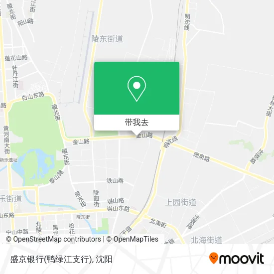 盛京银行(鸭绿江支行)地图