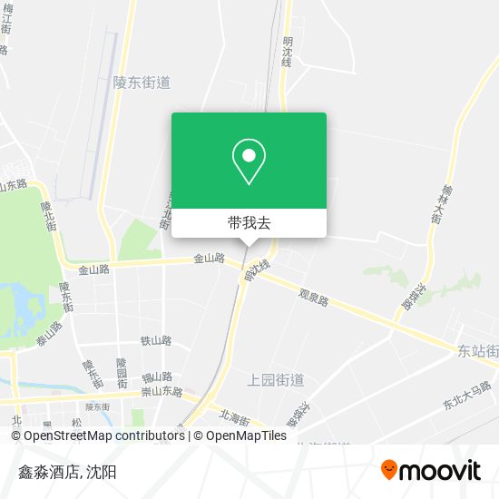 鑫淼酒店地图