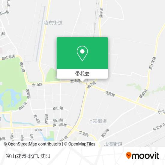 富山花园-北门地图