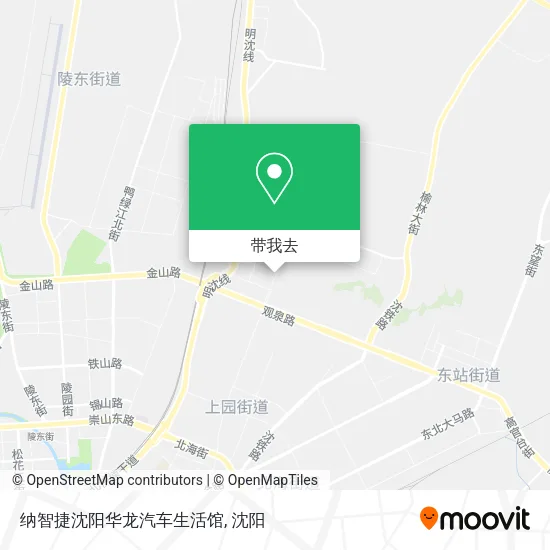 纳智捷沈阳华龙汽车生活馆地图