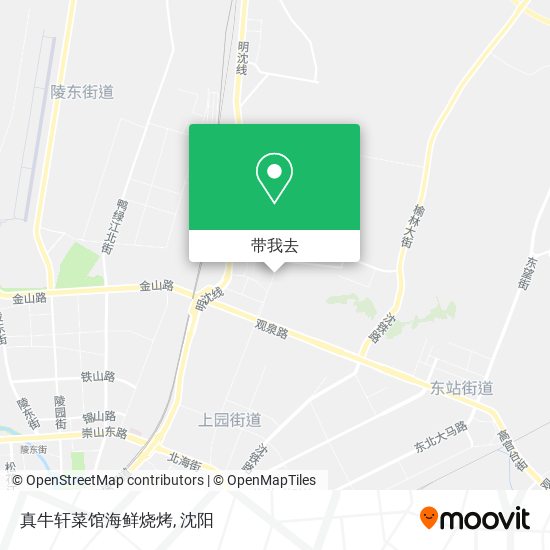 真牛轩菜馆海鲜烧烤地图