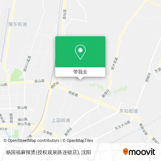 杨国福麻辣烫(授权观泉路连锁店)地图