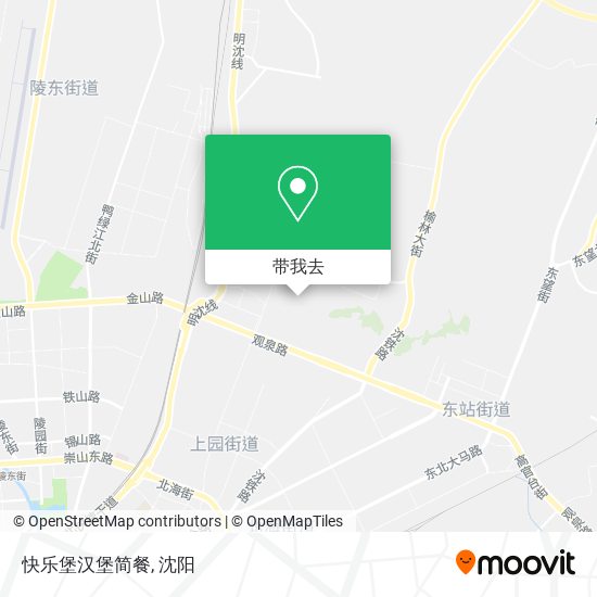 快乐堡汉堡简餐地图