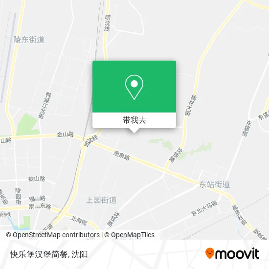 快乐堡汉堡简餐地图