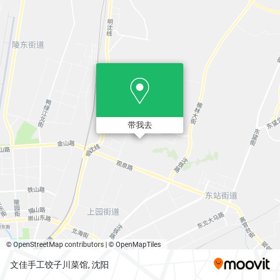 文佳手工饺子川菜馆地图