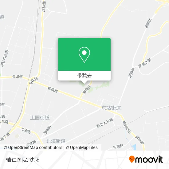辅仁医院地图