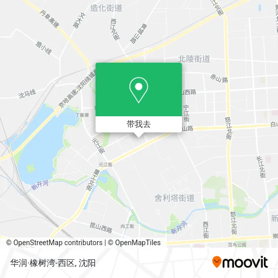 华润·橡树湾-西区地图