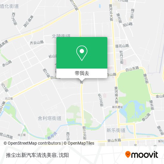 推尘出新汽车清洗美容地图