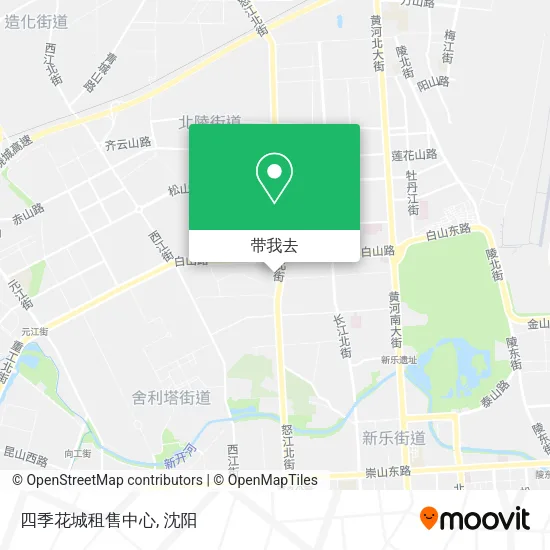 四季花城租售中心地图