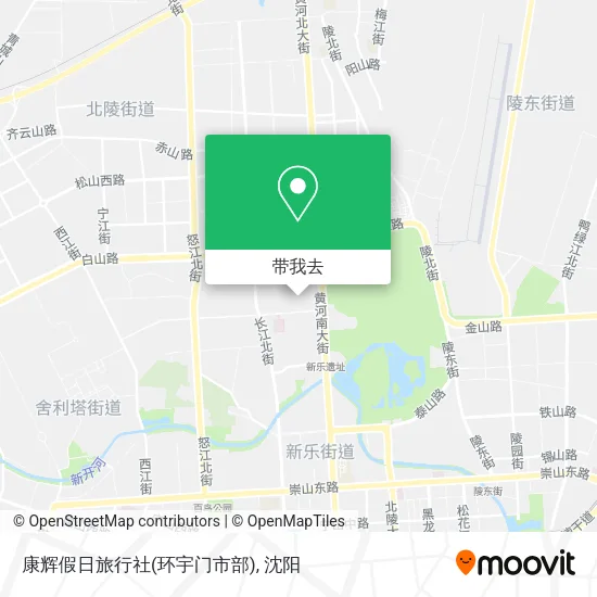 康辉假日旅行社(环宇门市部)地图