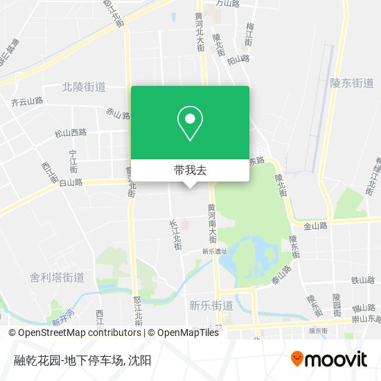 融乾花园-地下停车场地图