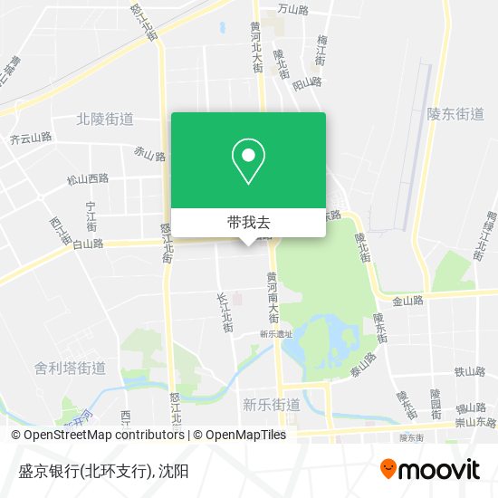 盛京银行(北环支行)地图