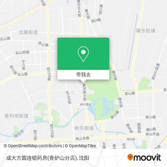 成大方圆连锁药房(香炉山分店)地图