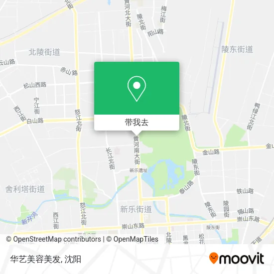 华艺美容美发地图