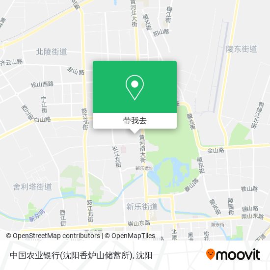 中国农业银行(沈阳香炉山储蓄所)地图