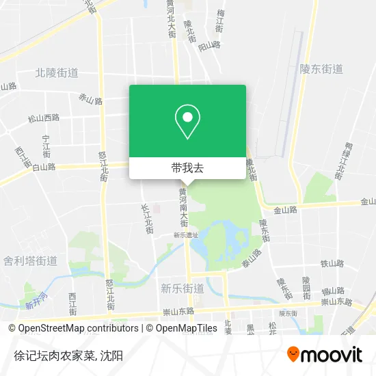 徐记坛肉农家菜地图
