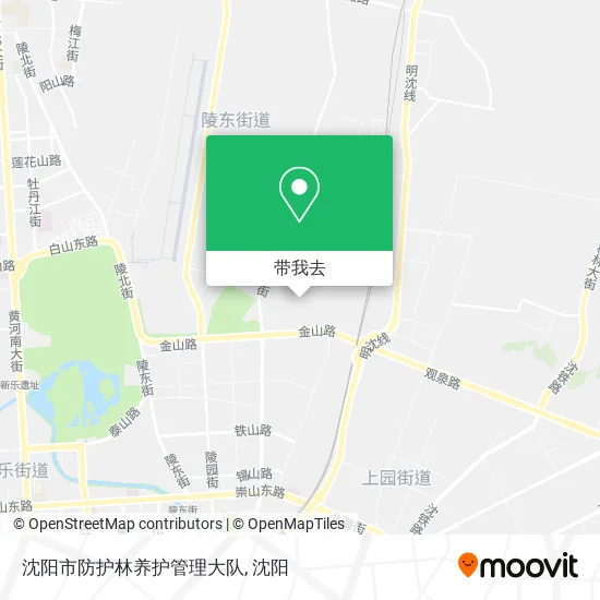 沈阳市防护林养护管理大队地图
